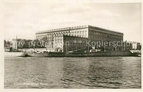 AK / Ansichtskarte Stockholm Slottet Stockholm