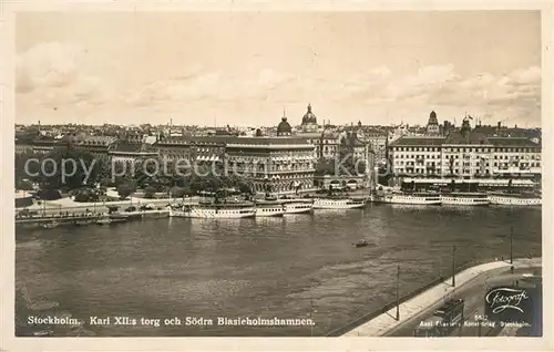 AK / Ansichtskarte Stockholm Blasieholmshamnen Stockholm