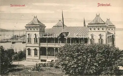 AK / Ansichtskarte Stroemstad Societetshuset Stroemstad