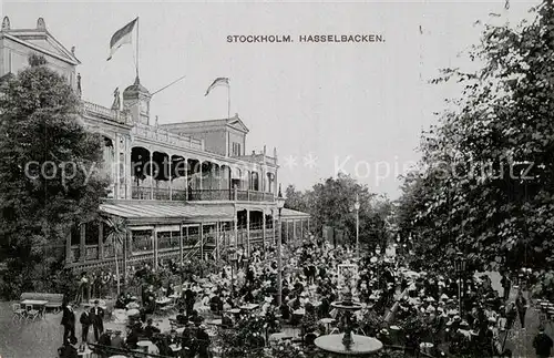 AK / Ansichtskarte Stockholm Hasselbacken Stockholm