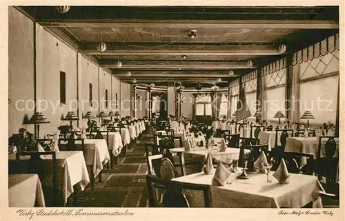 AK / Ansichtskarte Visby Stadshotell Visby