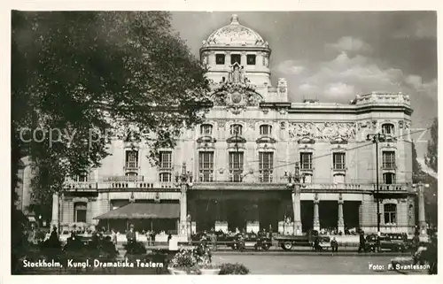AK / Ansichtskarte Stockholm Kungl. Dramatiska Teatern Stockholm