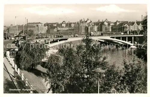 AK / Ansichtskarte Stockholm Kungsbron Stockholm