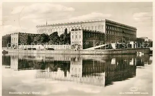AK / Ansichtskarte Stockholm Kungl. Slottet Stockholm