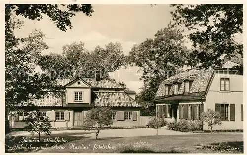 AK / Ansichtskarte Stockholm Jakobsberg och Artur Hazelius Stockholm