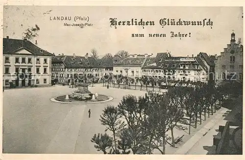AK / Ansichtskarte Landau_Pfalz Max Joseph Platz Landau Pfalz