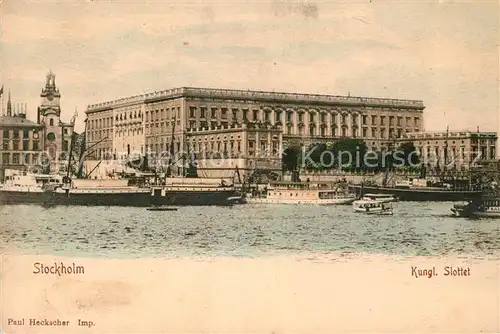 AK / Ansichtskarte Stockholm Kungl. Slottet Stockholm