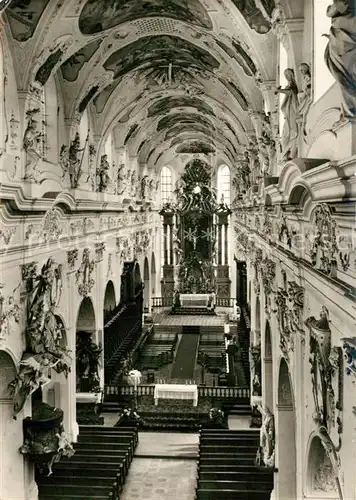 AK / Ansichtskarte Ochsenhausen Stadtpfarrkirche innen Ochsenhausen