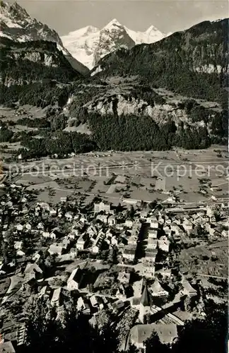 AK / Ansichtskarte Meiringen_BE Fliegeraufnahme Meiringen BE