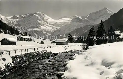 AK / Ansichtskarte Lauenen mit Enge Wildhorn Geltengletscher Spitzhorn Lauenen