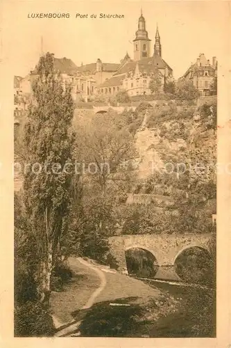 AK / Ansichtskarte Luxembourg Pont du Stierchen Luxembourg