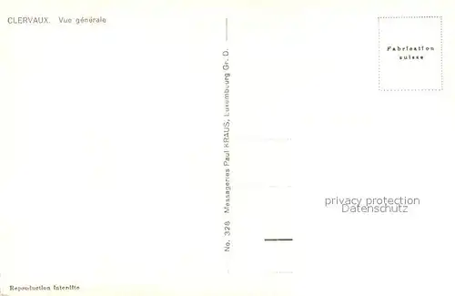 AK / Ansichtskarte Clervaux Vue generale Clervaux