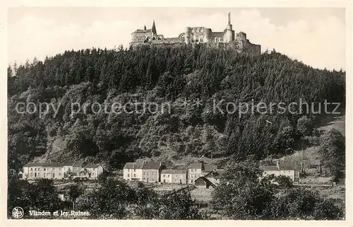 AK / Ansichtskarte Vianden et les Ruines Vianden