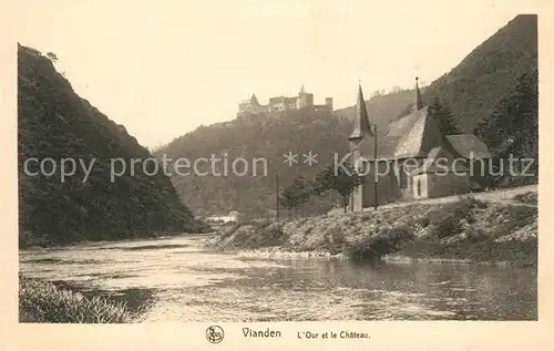 AK / Ansichtskarte Vianden lOur et le Chateau Vianden