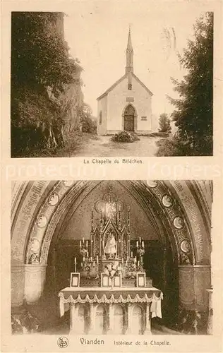 AK / Ansichtskarte Vianden Chapelle du Bildchen Interieur Vianden