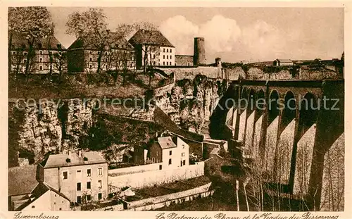 AK / Ansichtskarte Luxembourg La Plateau du Rham et le Viaduc du Bisserniez Luxembourg