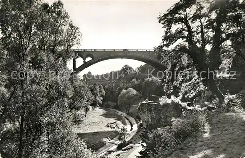 AK / Ansichtskarte Luxembourg Valle de la Petrusse et Pont Adolphe Luxembourg