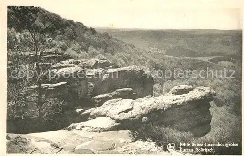 AK / Ansichtskarte Luxembourg Plateau Roitzbach Luxembourg