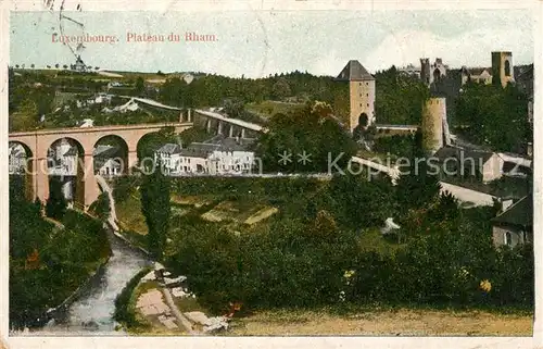 AK / Ansichtskarte Luxembourg Plateau du Rham Luxembourg