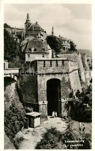 AK / Ansichtskarte Luxembourg La corniche Luxembourg