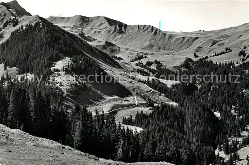 AK / Ansichtskarte Adelboden Hahnenmoosstrasse mit Geils und Wildhorn Adelboden