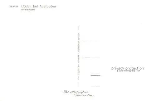 AK / Ansichtskarte Boden_Adelboden mit Albristhorn Boden Adelboden