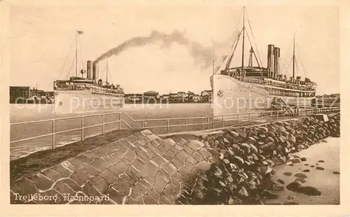 AK / Ansichtskarte Trelleborg Hamn Passagierschiffe Trelleborg
