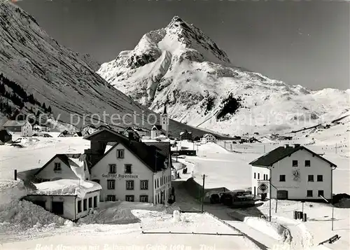 AK / Ansichtskarte Galt?r Tirol Ballinspitze Hotel Alpenrose Winter