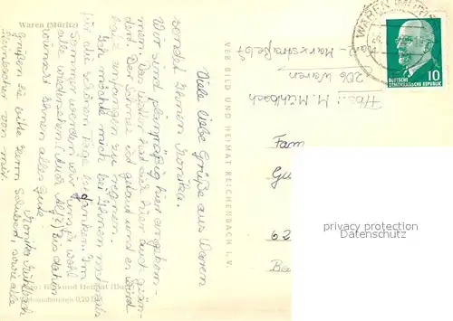 AK / Ansichtskarte Waren M?ritz Panorama