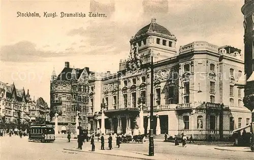 AK / Ansichtskarte Stockholm Kungliches Dramatiska Teatern Stockholm