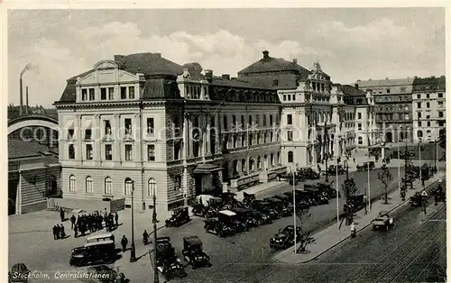 AK / Ansichtskarte Stockholm Centralstationen Stockholm