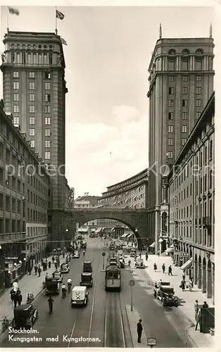 AK / Ansichtskarte Stockholm Kungsgatan Kungstornen Stockholm