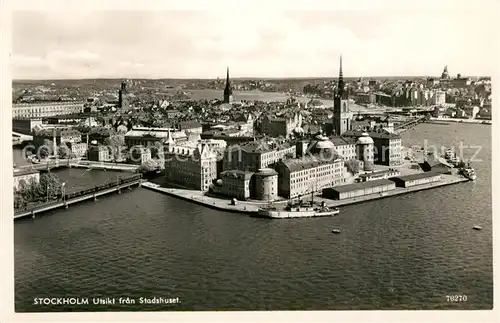AK / Ansichtskarte Stockholm Panorama Stadthaus Stockholm