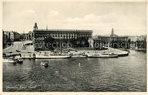 AK / Ansichtskarte Stockholm Koenigliches Schloss Stockholm