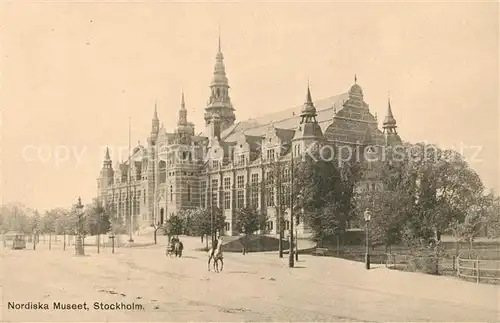 AK / Ansichtskarte Stockholm Nordisches Museum Stockholm
