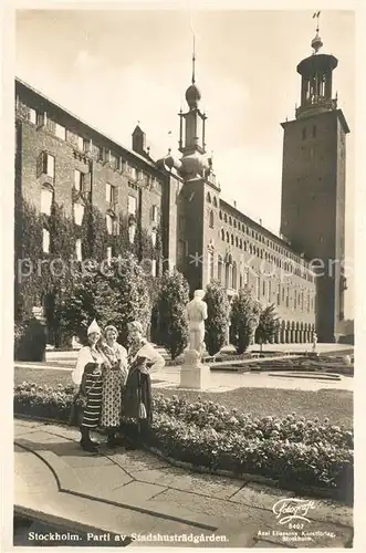AK / Ansichtskarte Stockholm Stadthaus Park Stockholm