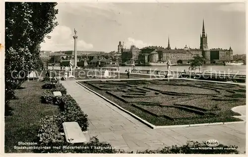 AK / Ansichtskarte Stockholm Stadtpark Riddarholmen  Stockholm