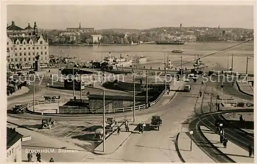 AK / Ansichtskarte Stockholm Slussen Stockholm