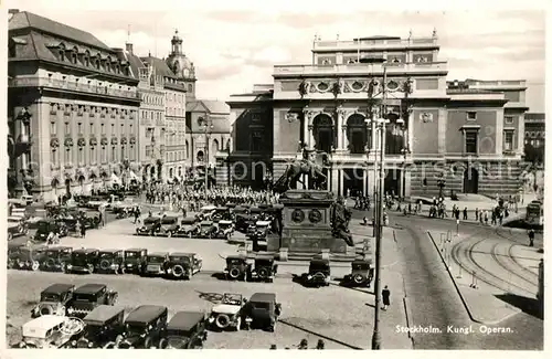 AK / Ansichtskarte Stockholm Koenigliche Oper Stockholm