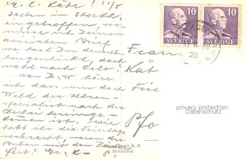 AK / Ansichtskarte Stockholm Koenigliche Oper Stockholm