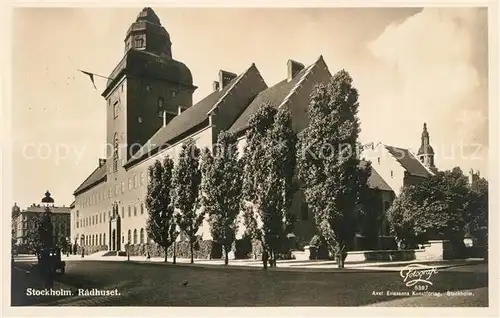 AK / Ansichtskarte Stockholm Rathaus Stockholm