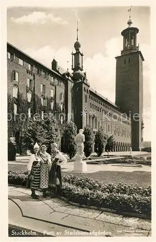 AK / Ansichtskarte Stockholm Stadthaus Park Stockholm