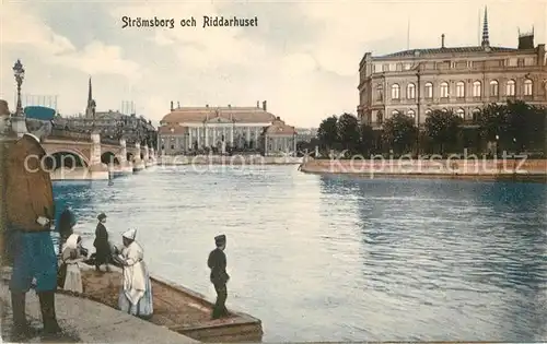 AK / Ansichtskarte Stockholm Riddarhuset Stroemsborg Stockholm