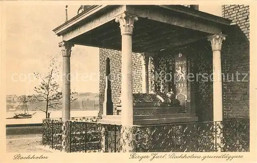 AK / Ansichtskarte Stockholm Mausoleum Stockholm