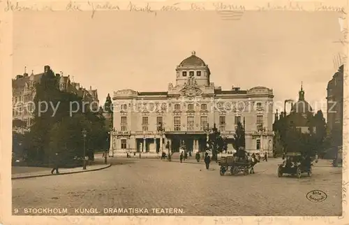 AK / Ansichtskarte Stockholm Theater Stockholm