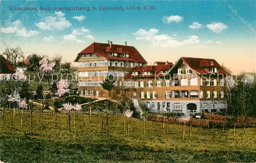 AK / Ansichtskarte Bad_Liebenzell Kurhaus Schwarzenberg Kurort im Schwarzwald Bad_Liebenzell