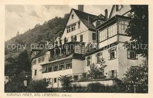 AK / Ansichtskarte Bad_Liebenzell Kurhaus Maier Bad_Liebenzell