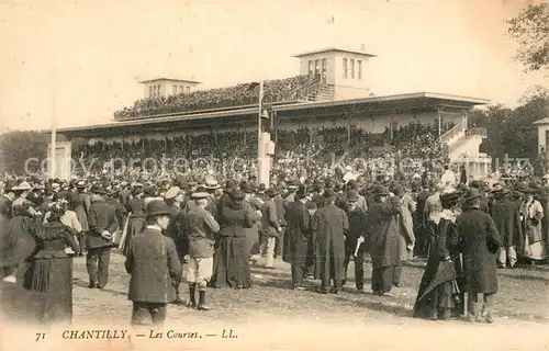 AK / Ansichtskarte Chantilly Les Courses Chantilly