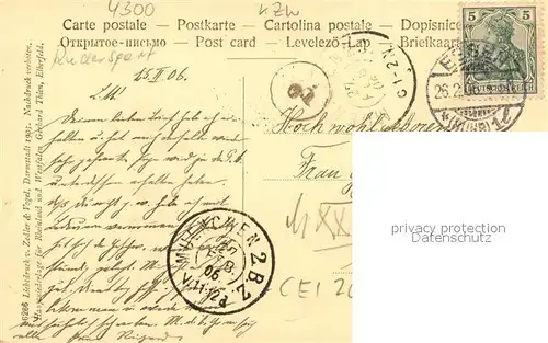 AK / Ansichtskarte Essen_Ruhr Bootshaus Rudersport Essen_Ruhr