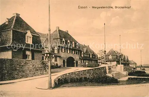 AK / Ansichtskarte Essen_Ruhr Margaretenhoehe Brueckenkopf Essen_Ruhr